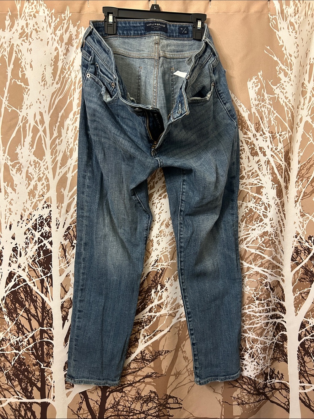 Lucky Brand Women's Mid Rise Boyfriend Sienna Jeans in Medium Blue Wash - 10/30